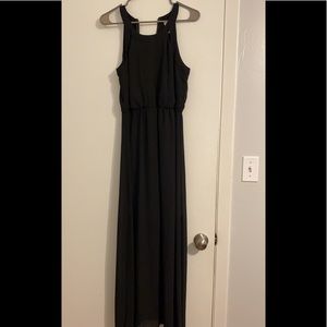 Black maxi dress